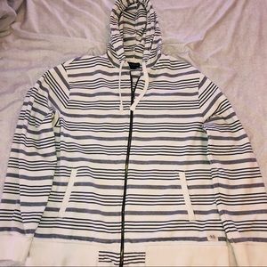 Banana Republic Men’s XL White/Blue Beach Hoodie
